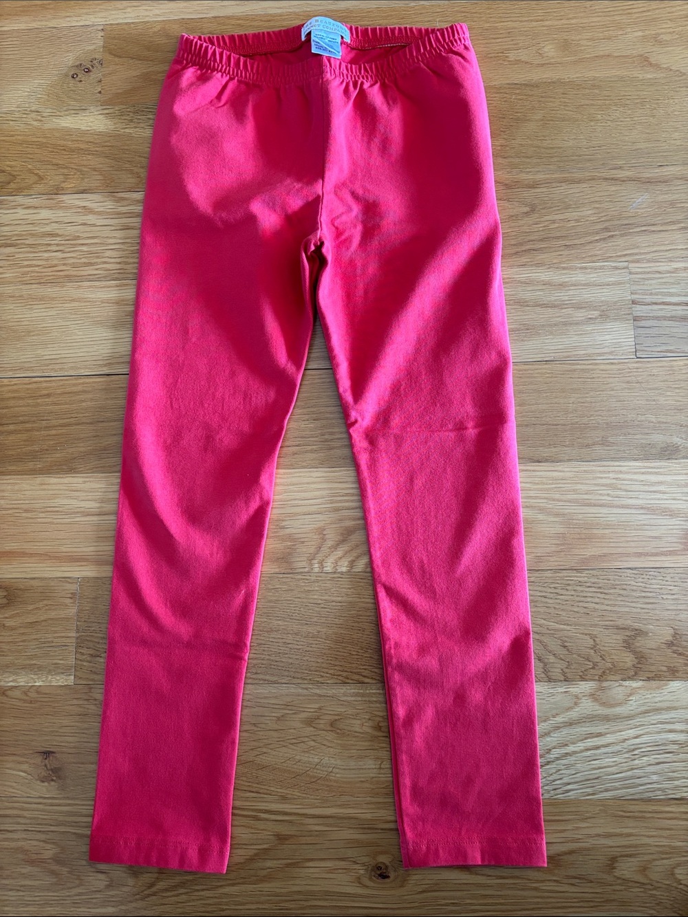 TBBC Kids Red Stretch Cotton Leggings